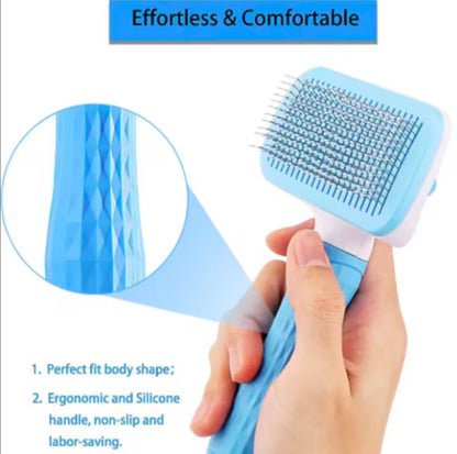 PawGlide™ Dog&Cat Self-Cleaning Slicker Brush