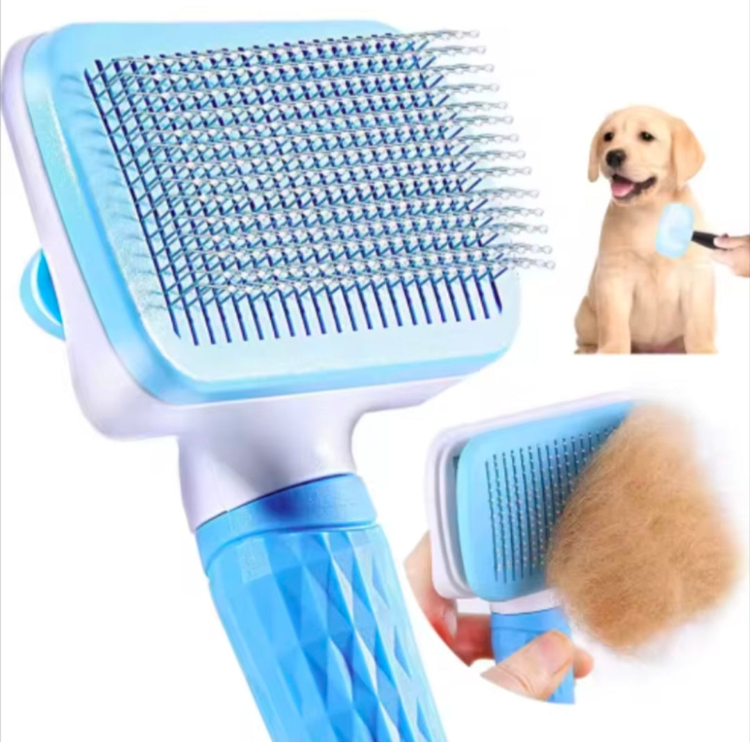 PawGlide™ Dog&Cat Self-Cleaning Slicker Brush