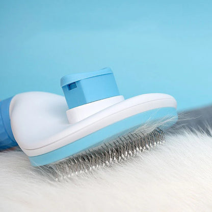 PawGlide™ Dog&Cat Self-Cleaning Slicker Brush